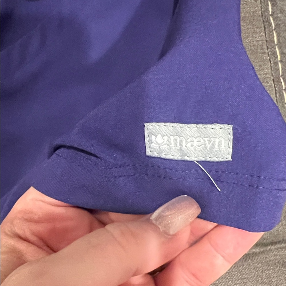 Women's Purple Scrub Set - Picture 4 of 5